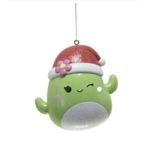 Kurt Adler Maritza The Cactus  Squishmallows Ornament 3" H x 3.1" W